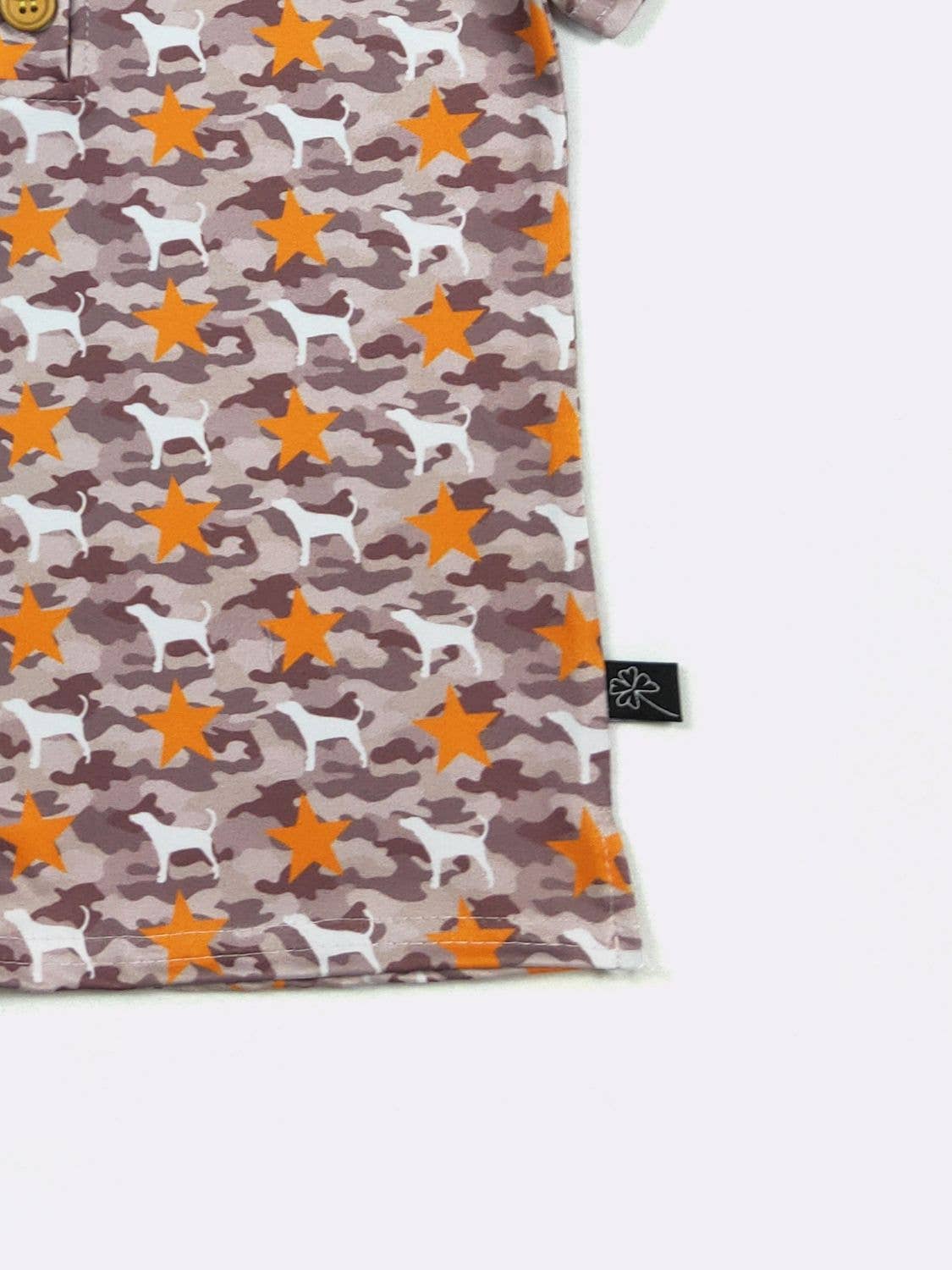 Smokey Camo Boy Collar Shirt