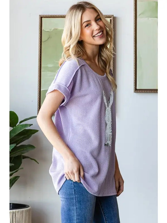 Easter Ribbed Top