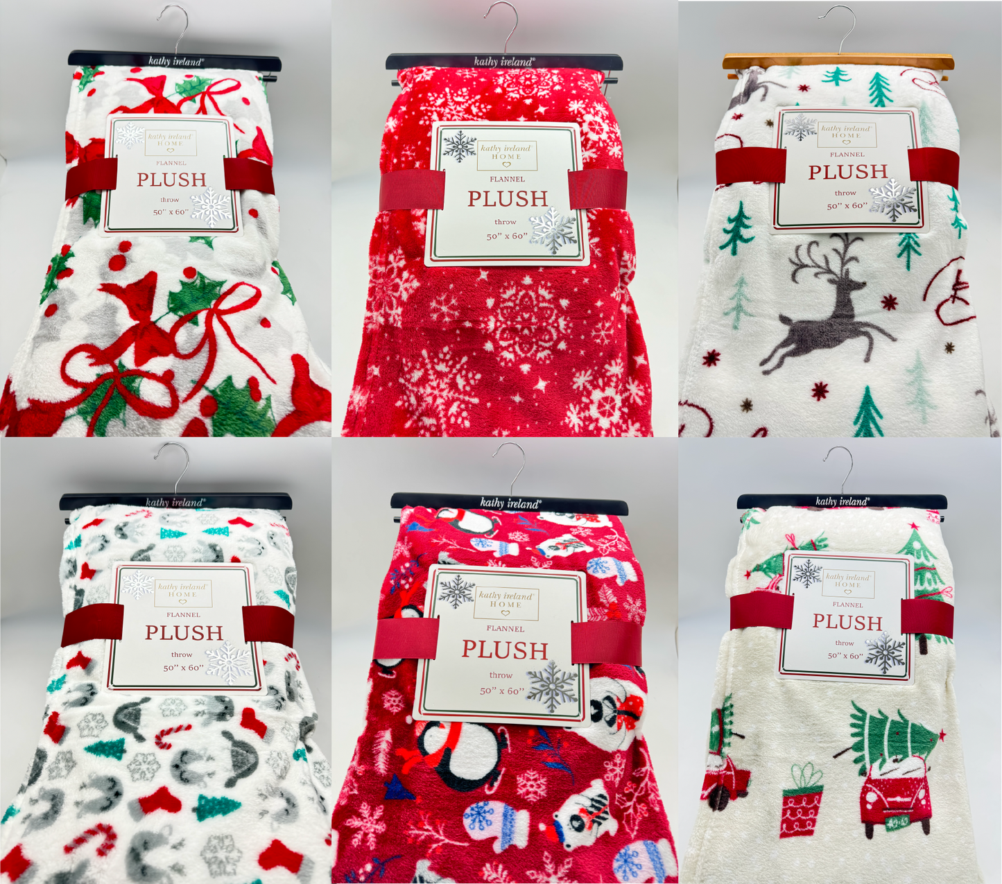 Christmas Flannel Fleece Plush Throw Blanket