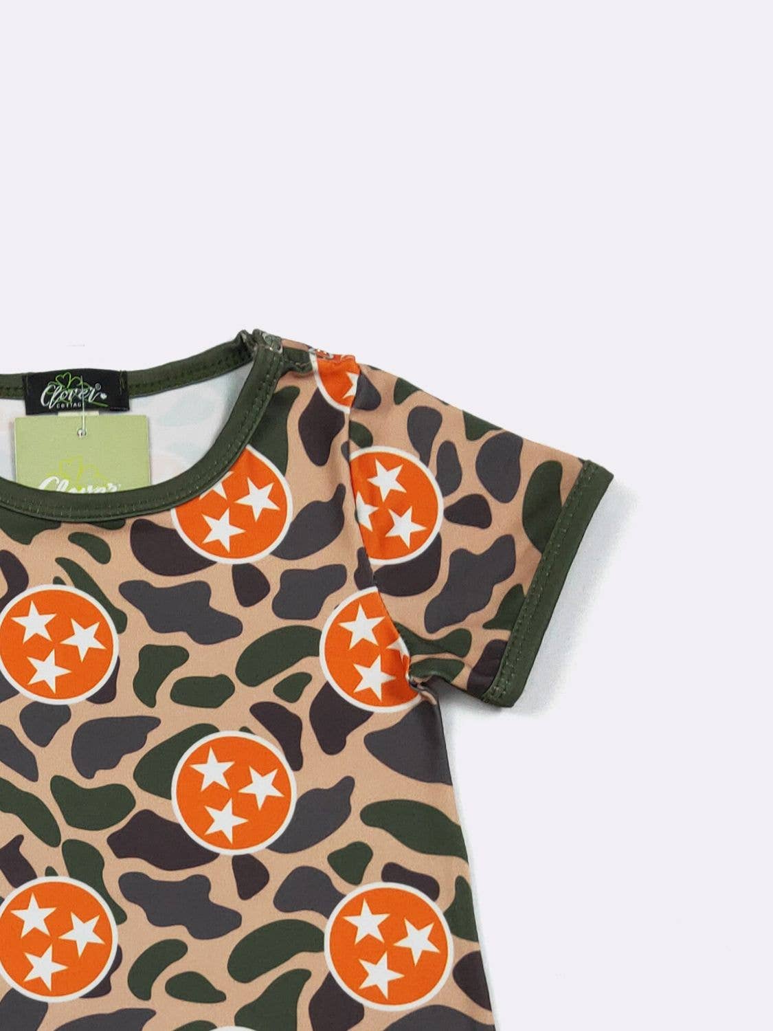 Tri Star Camo Boy Romper