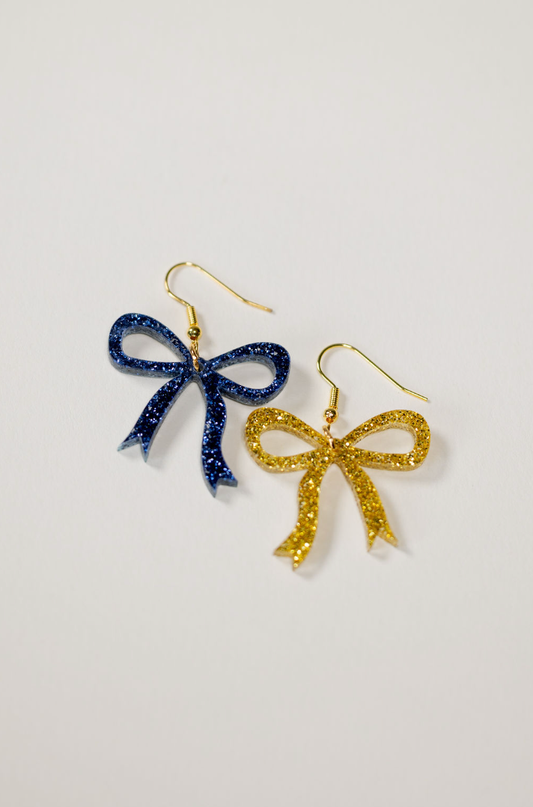Eagle Game Day Bow dangles