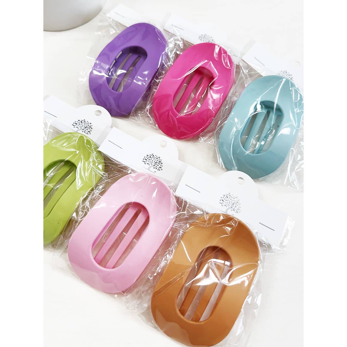Flat Hair Claw Clips