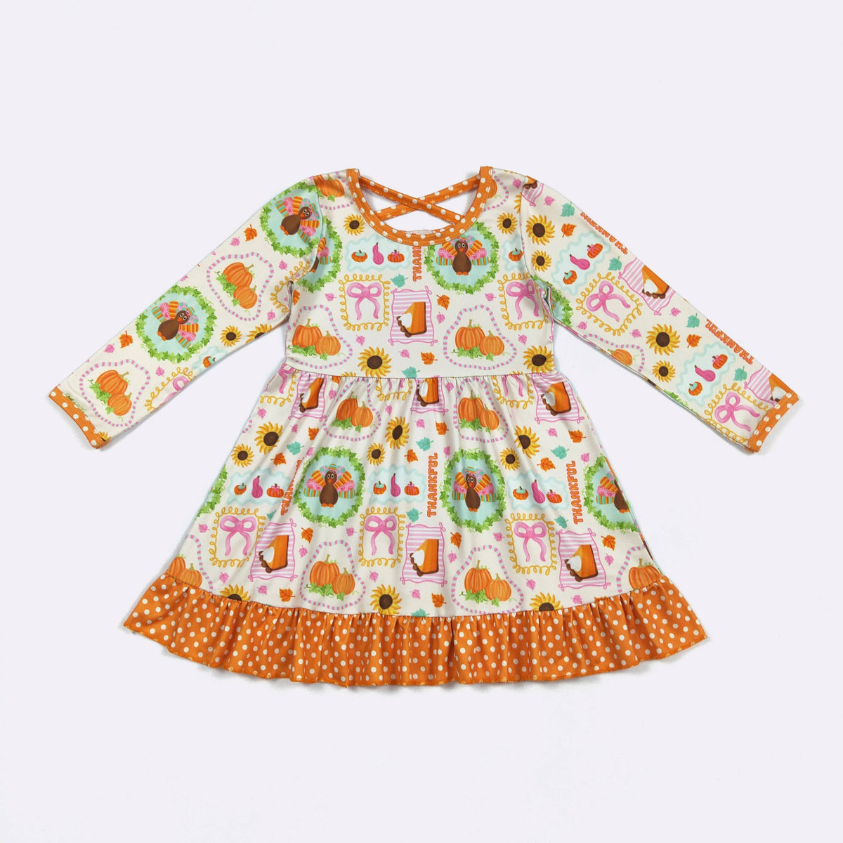 Thankful Turkey Girls Dress