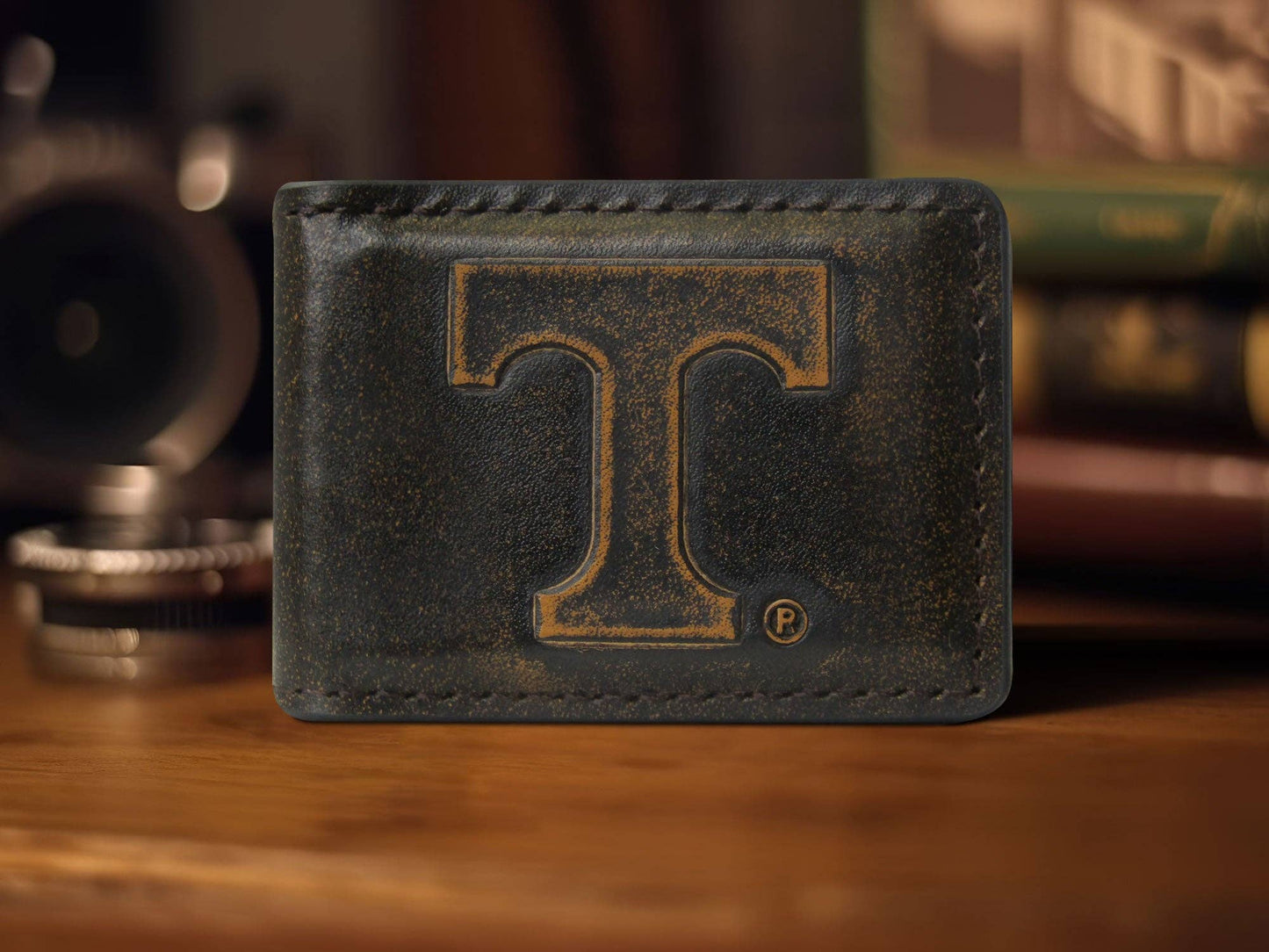 Tennessee Vols Burnished Leather Money Clip
