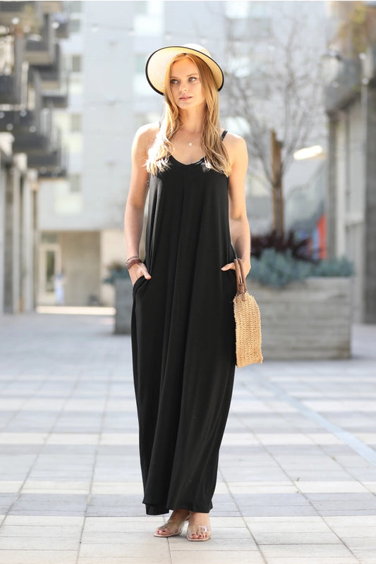 Cami Maxi Dress w/Pockets