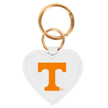 Tennessee Vols Heart Keychain