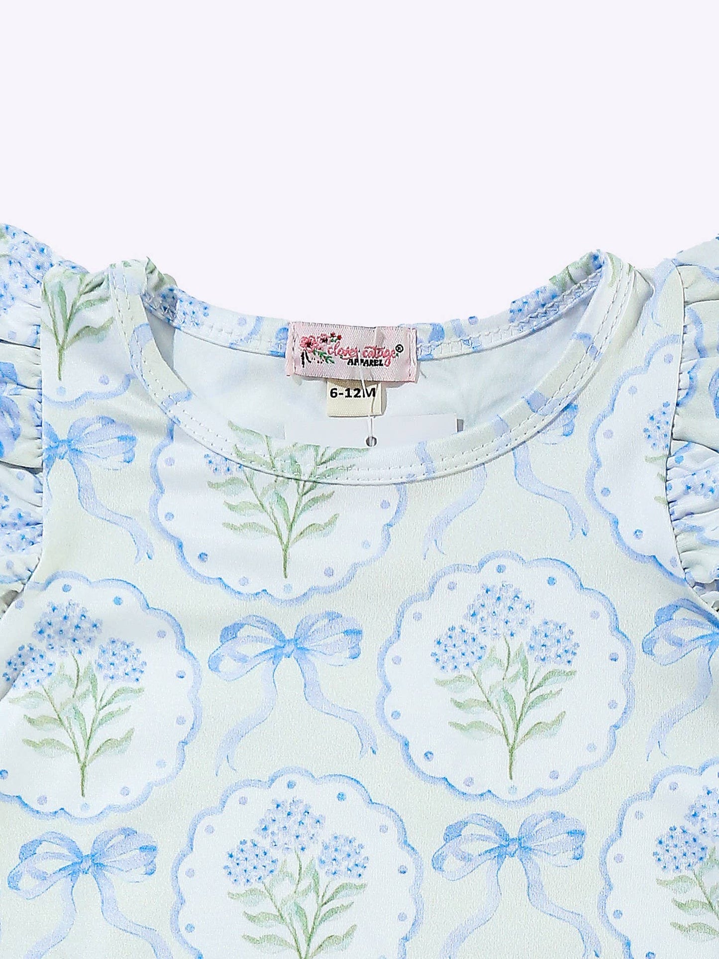 Hydrangea Baby Romper