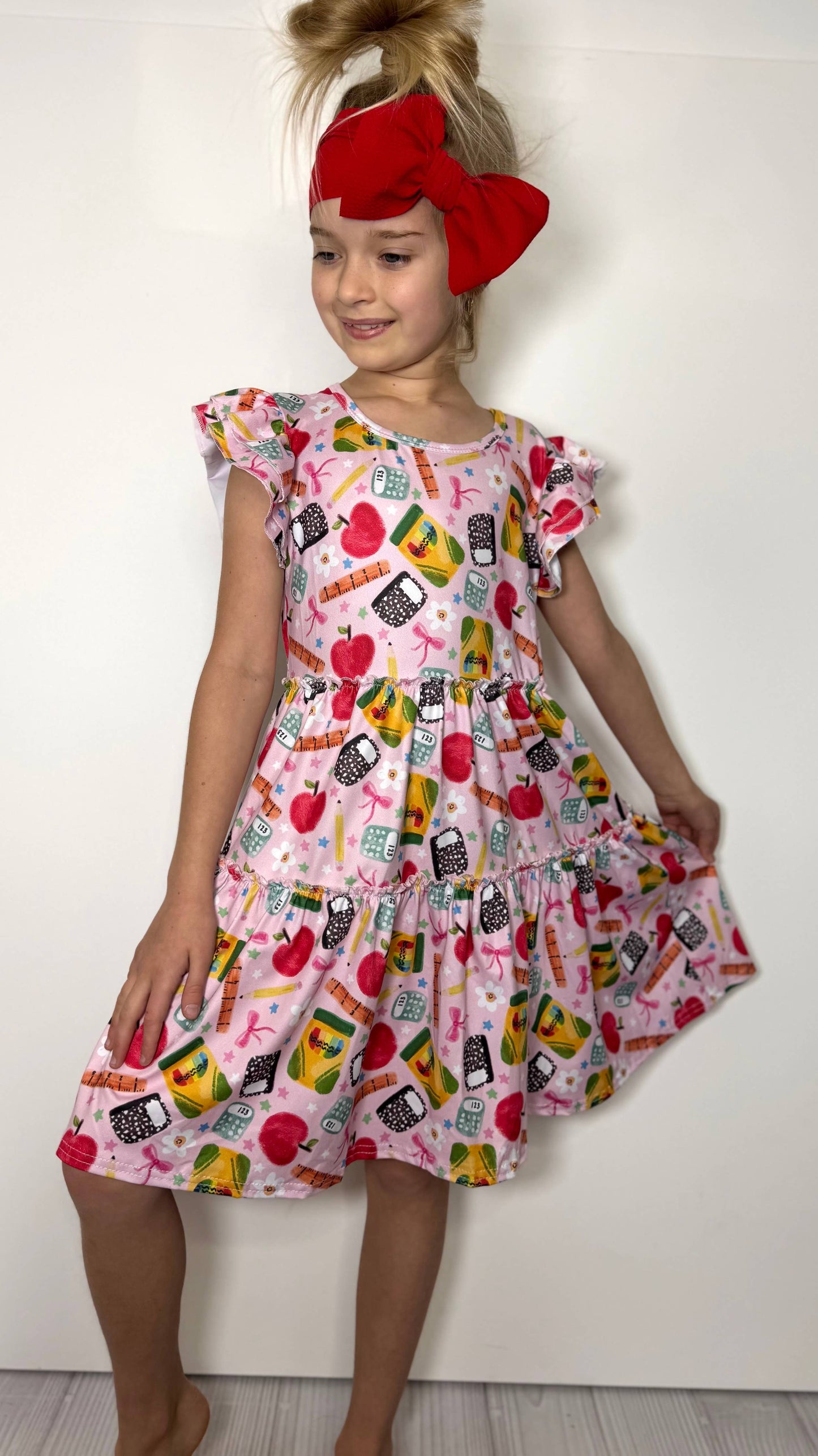 Calculator Cutie Girls Dress