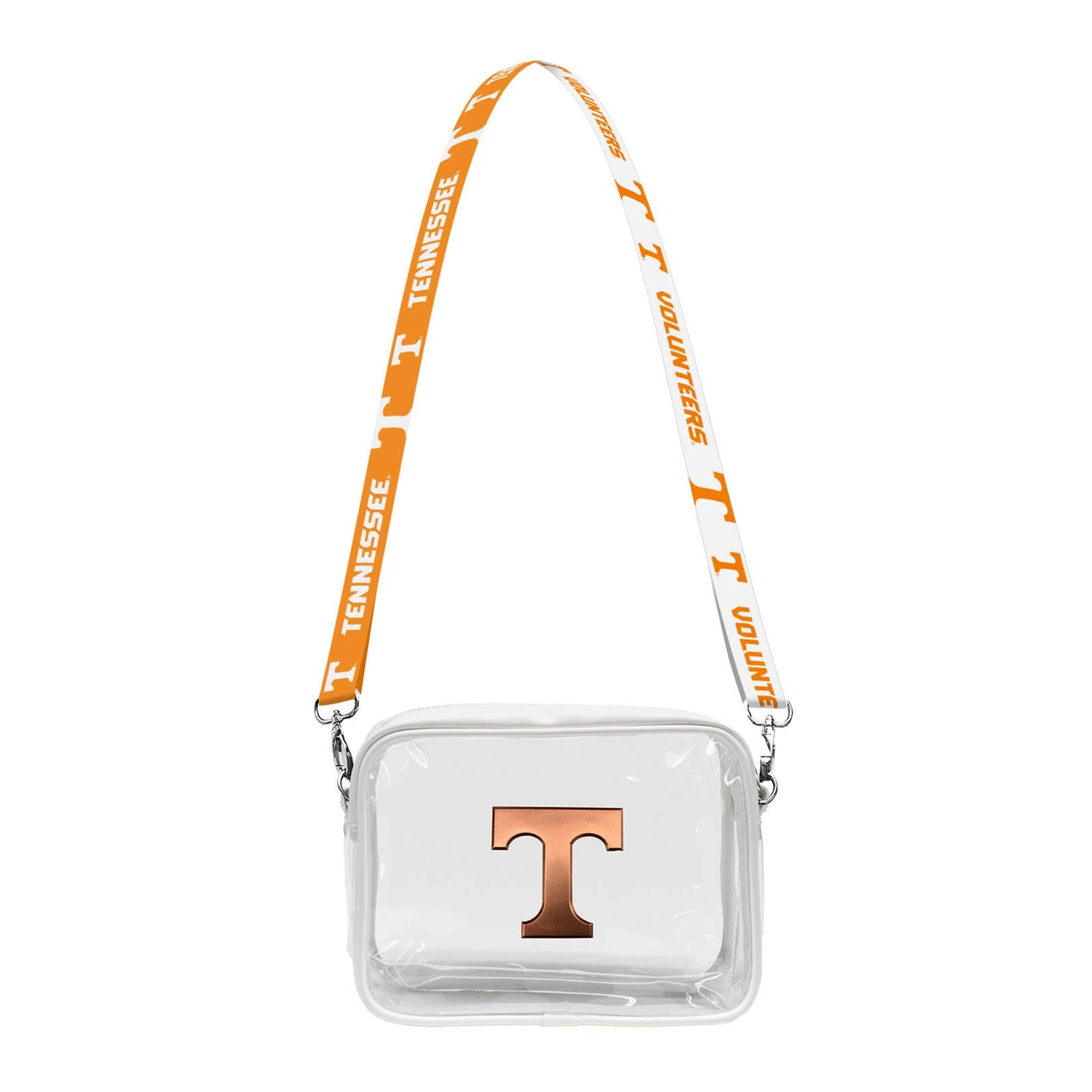 NCAA Tennessee Volunteers Clear Fanny Fan Purse
