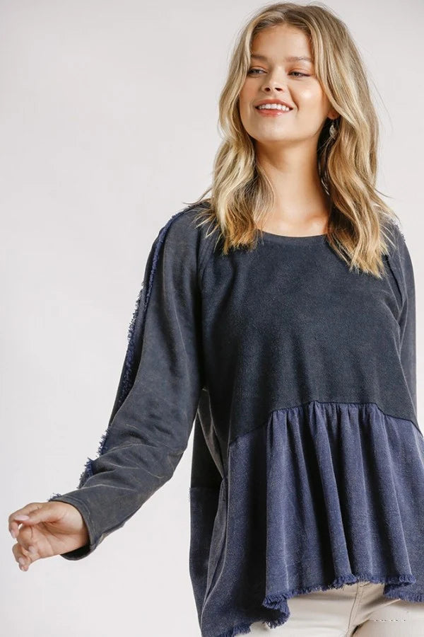 Mineral Wash French Terry Top