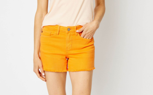 JUDY BLUE Game Day Shorts