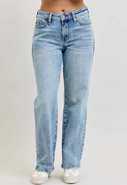 Judy Blue PETITE Straight Light Wash